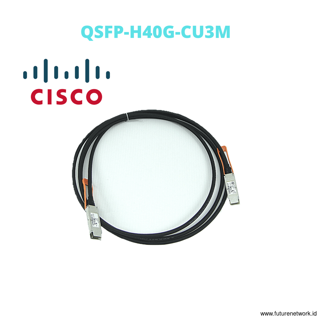 KABEL optik CISCO QSFP-H40G-CU3M QSFP+.
