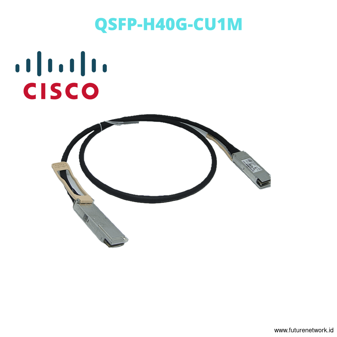 Kabel Optik CISCO QSFP-H40G-CU1M QSFP+