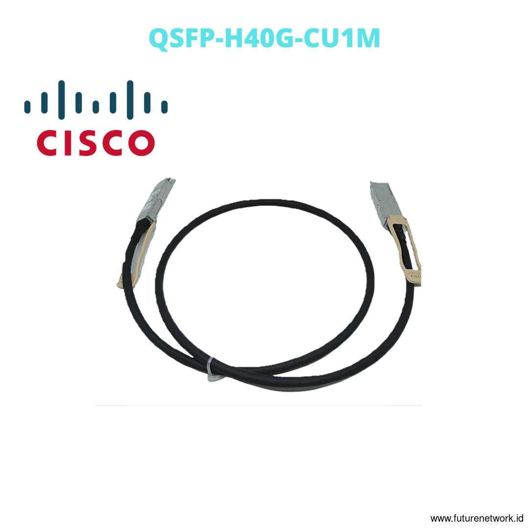 Kabel Optik CISCO QSFP-H40G-CU1M QSFP+