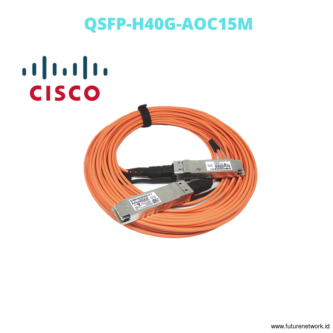 Kabel optik CISCO QSFP-H40G-AOC15M QSFP+