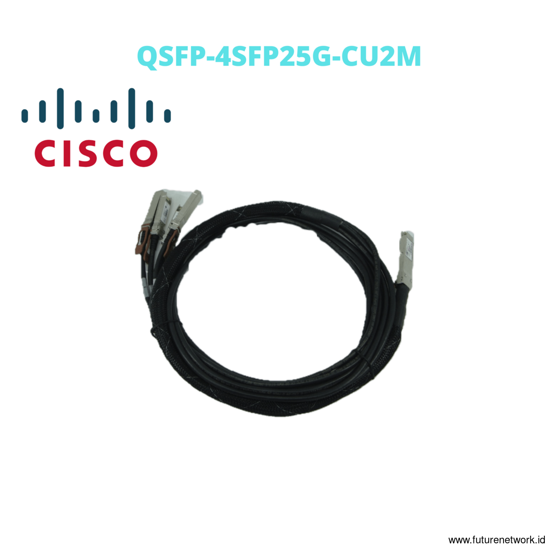 KABEL Optik CISCO QSFP-4SFP25G-CU2M QSFP+