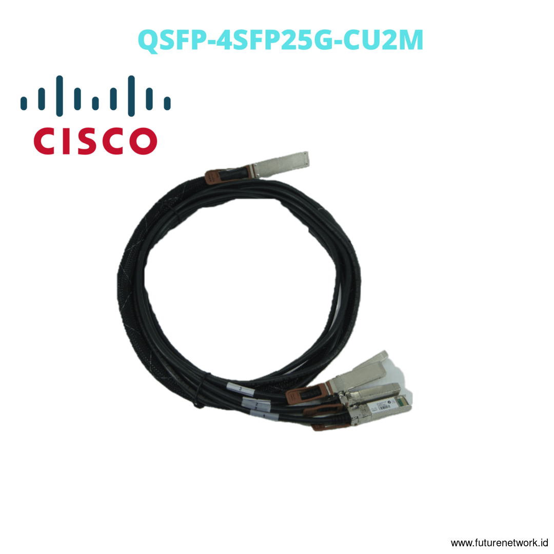 KABEL Optik CISCO QSFP-4SFP25G-CU2M QSFP+