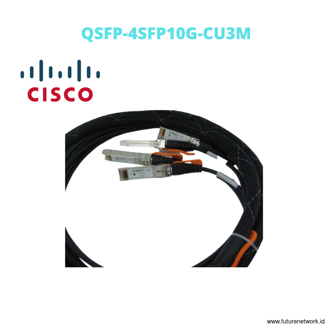 KABEL Optik CISCO QSFP-4SFP10G-CU3M QSFP+