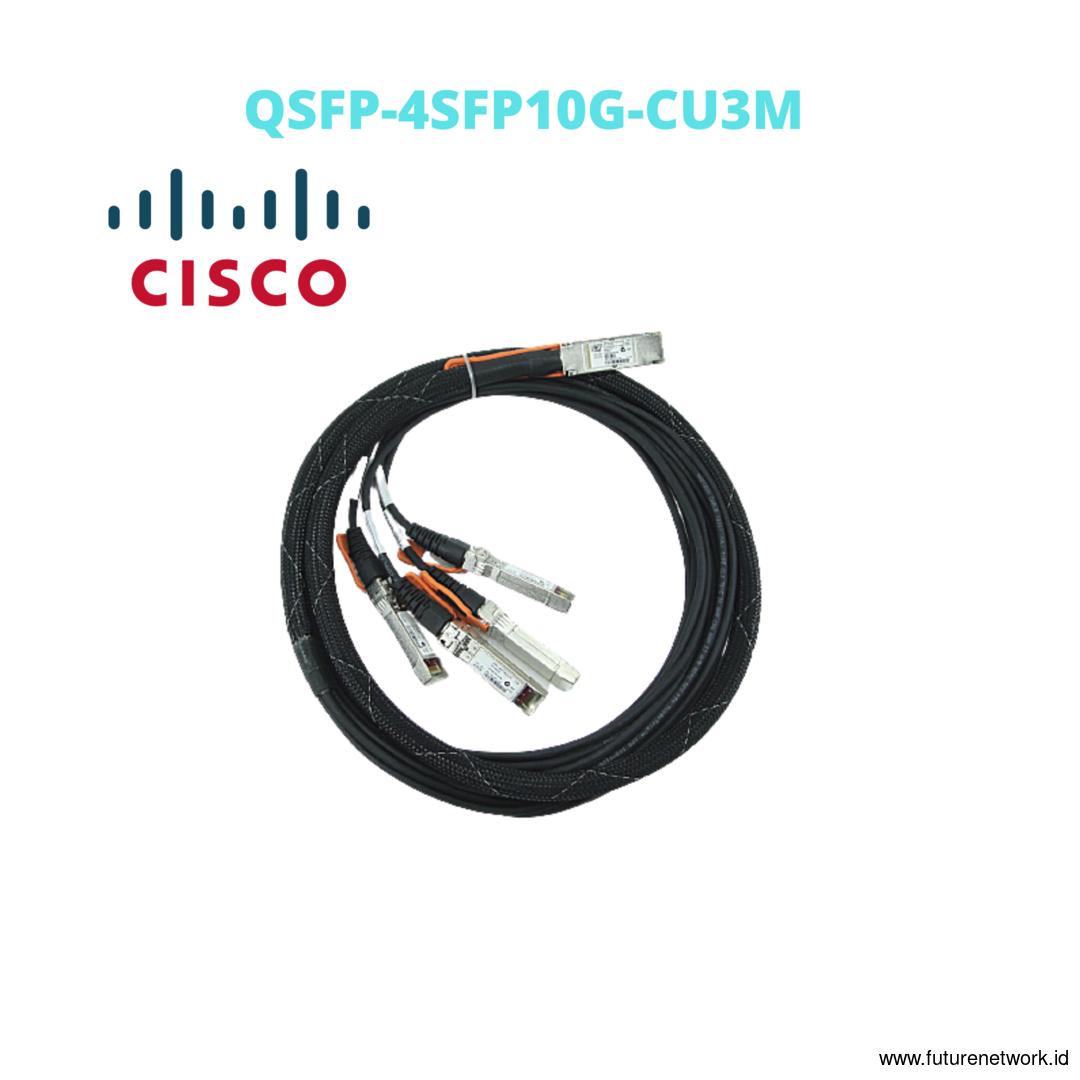 KABEL Optik CISCO QSFP-4SFP10G-CU3M QSFP+