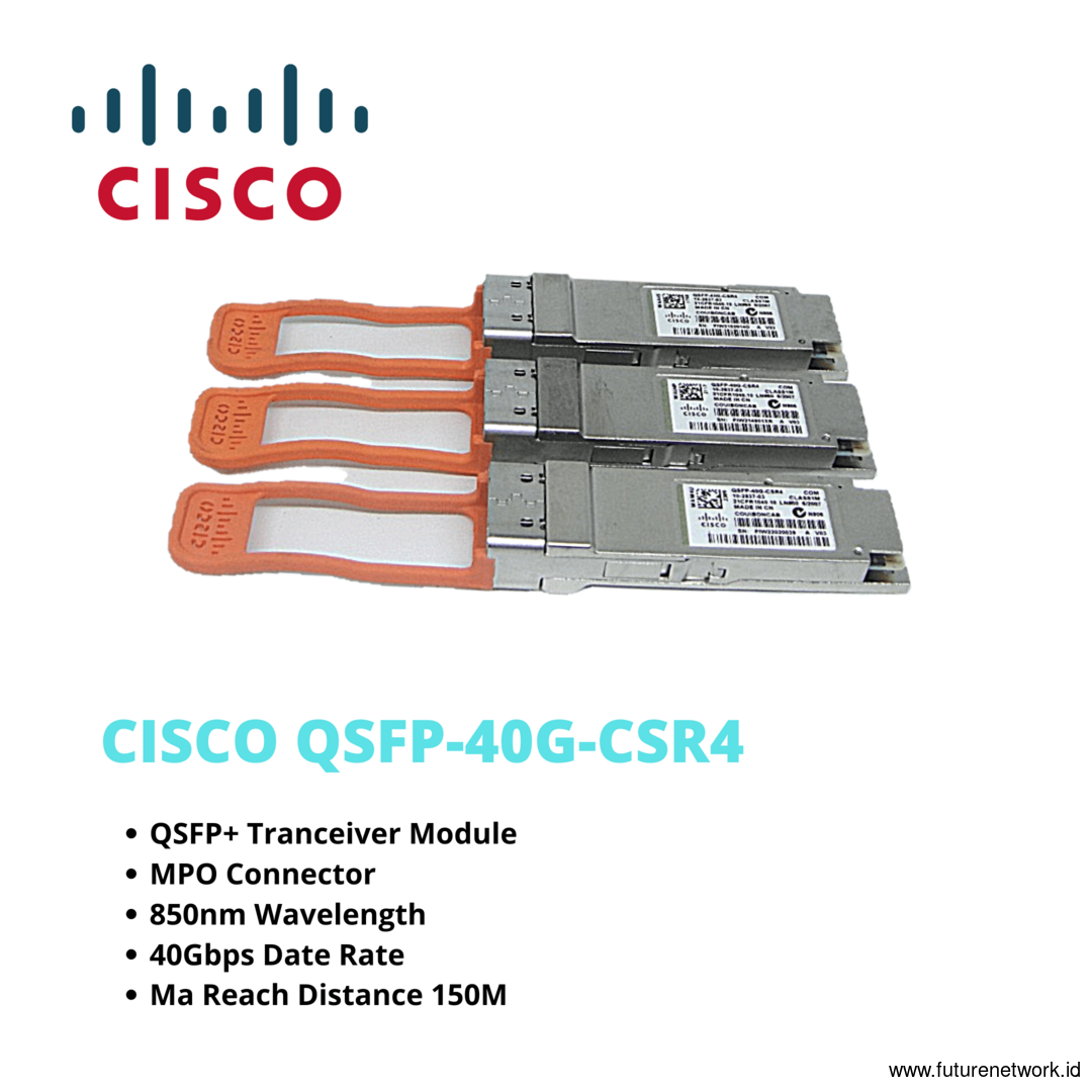Modul CISCO QSFP-40G-CSR4 QSFP+ Transceiver