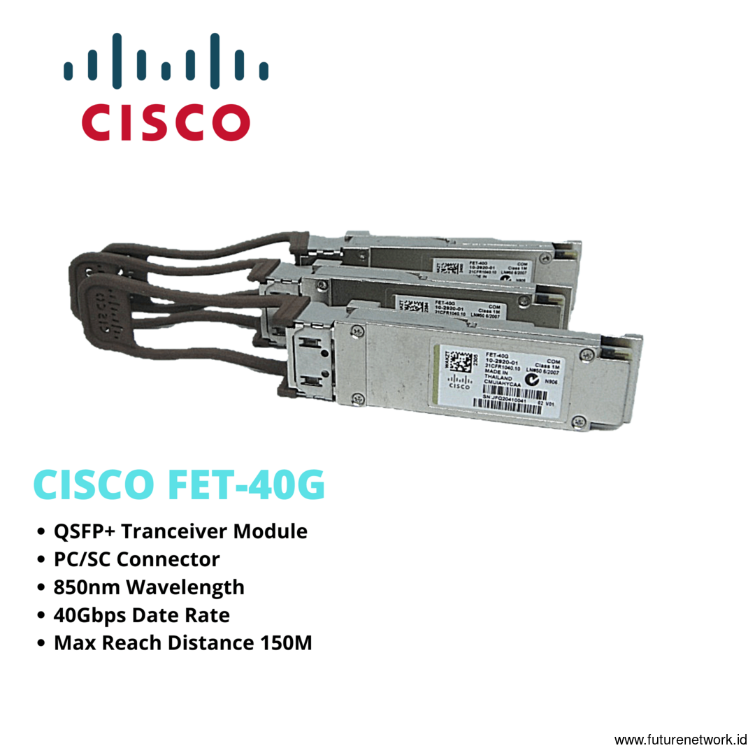 Modul CISCO FET-40G QSFP QSFP+ Transceiver