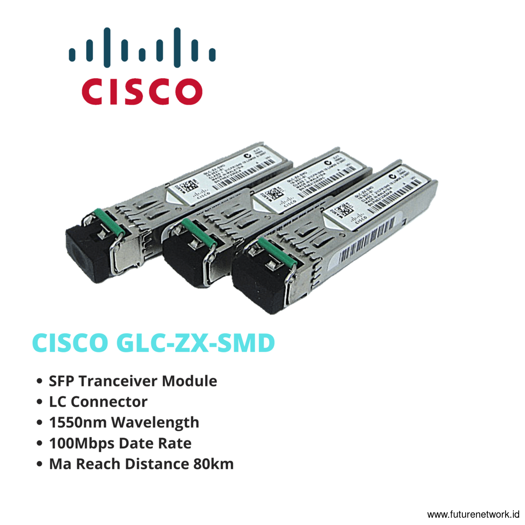 Modul SFP CISCO GLC-ZX-SMD 1000BASE-ZX Tranceiver