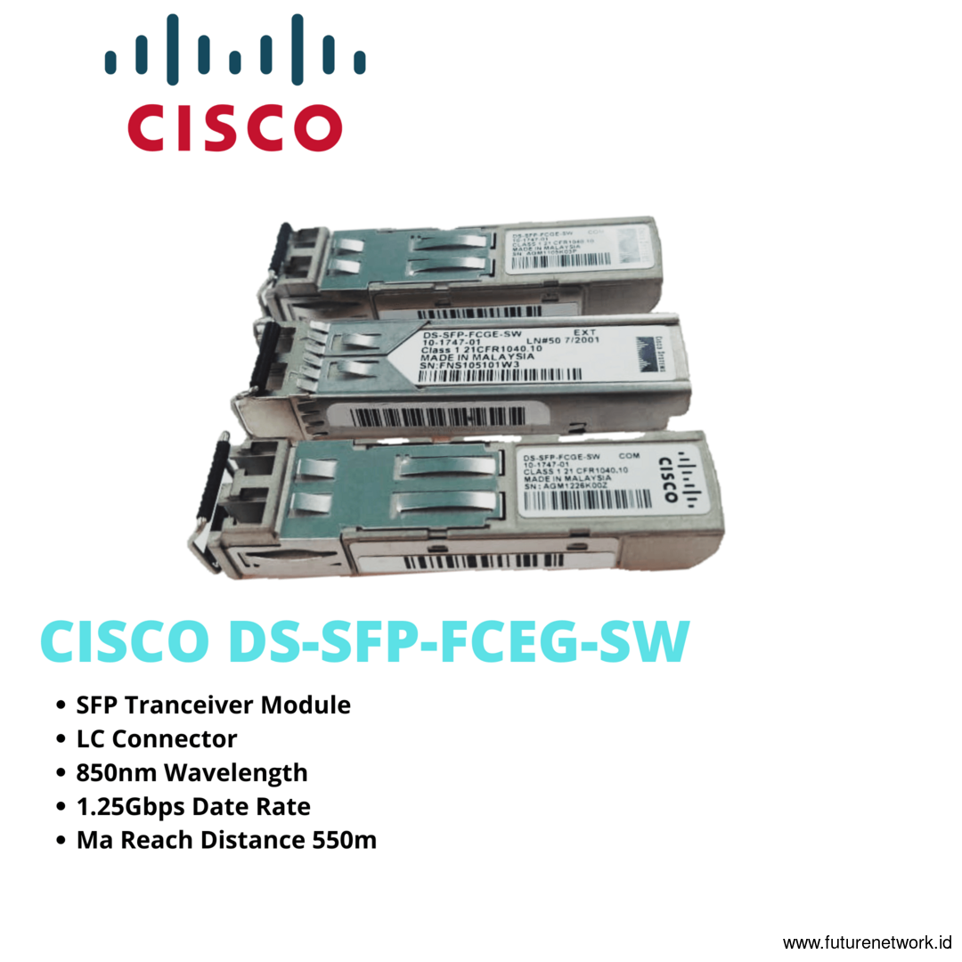 Modul SFP CISCO DS-SFP-FCGE-SW Transceiver