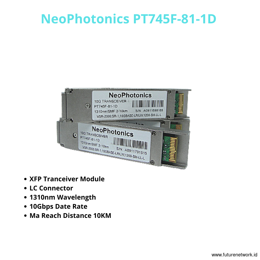 Neophotonics PT745F-81-1D XFP Modul Transceiver