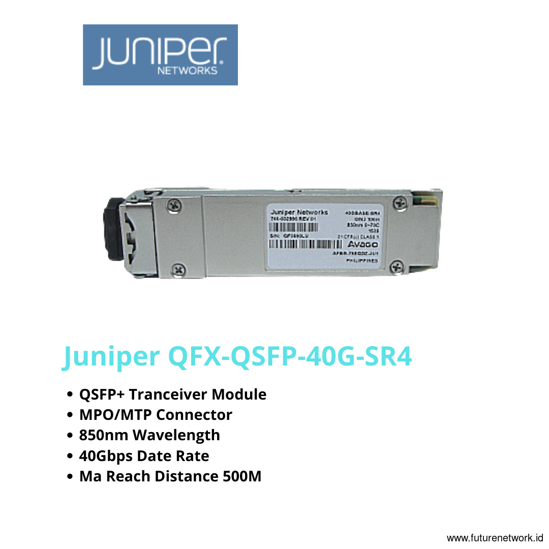 Modul Juniper QFX-QSFP-40G-SR4 QSFP+ Transceiver