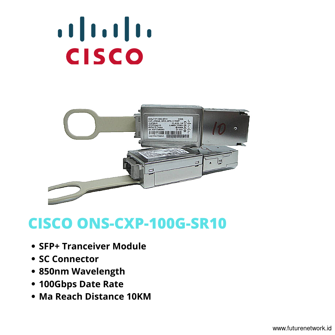 Cisco ONS-CXP-100G-SR10 CXP Modul Transceiver