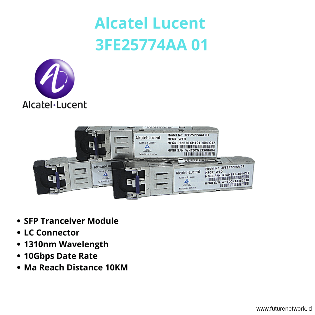 Alcatel Lucent 3FE25774AA 01 Modul SFP Transceiver