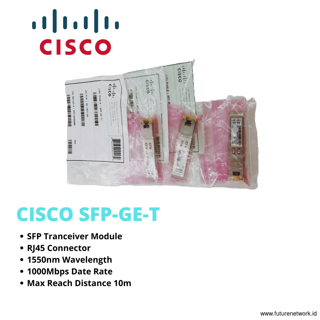 Modul SFP CISCO SFP-GE-T 1000BASE-T Transceiver Modul SFP