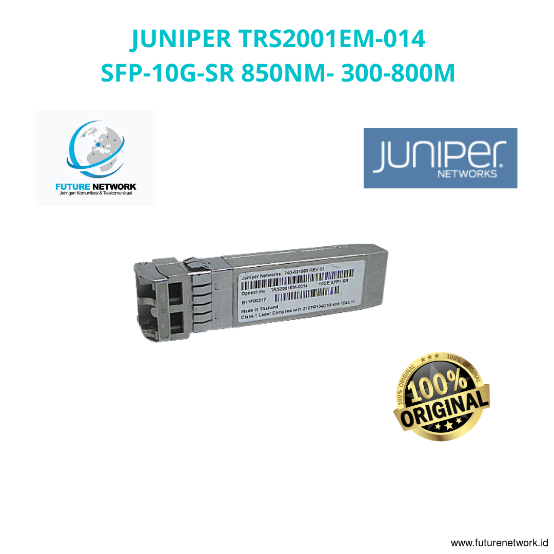 JUNIPER TRS2001EM-0014 SFP-10G-SR-850NM-300-800M